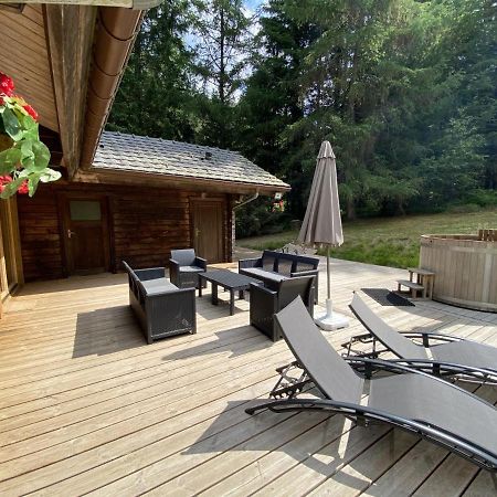 Le Fishing Lodge Chalet En Bois Avec Bain Nordique ลาแบรส ภายนอก รูปภาพ