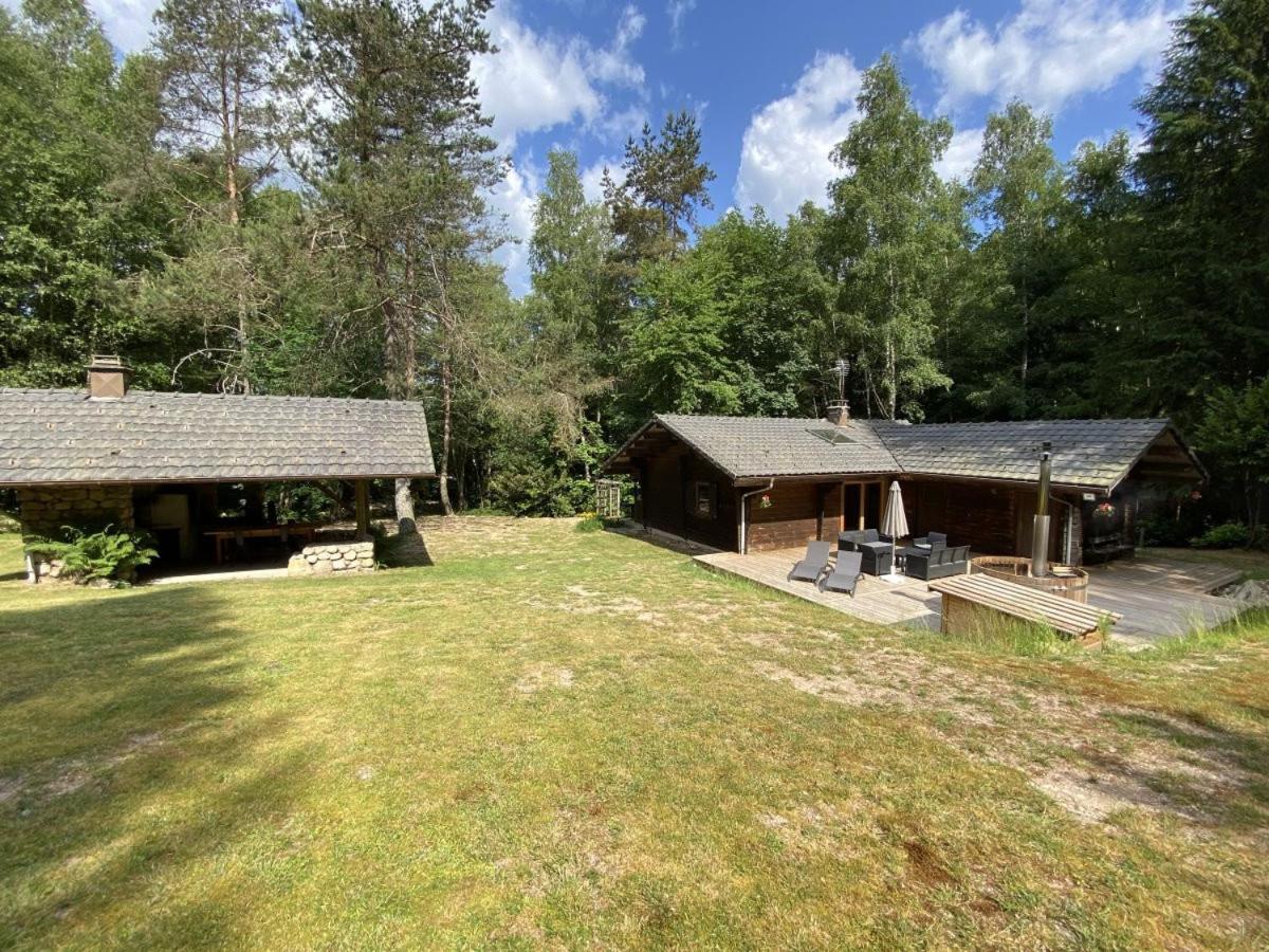 Le Fishing Lodge Chalet En Bois Avec Bain Nordique ลาแบรส ภายนอก รูปภาพ