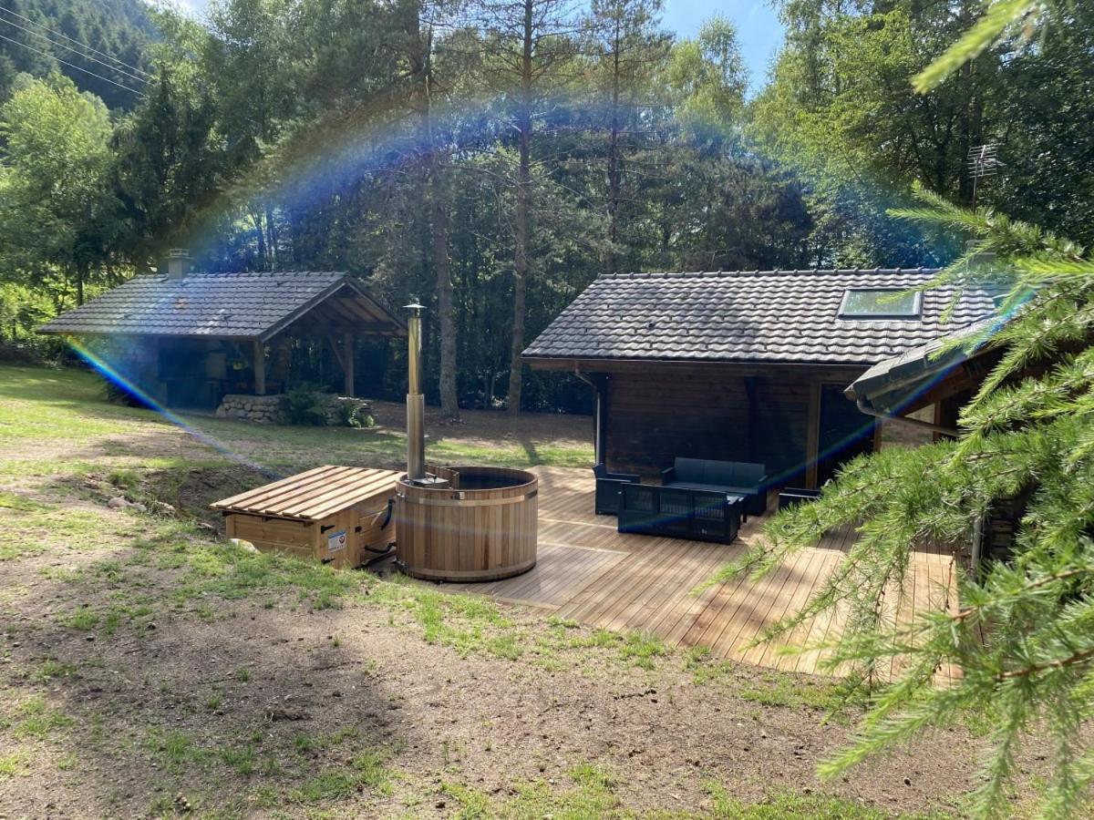Le Fishing Lodge Chalet En Bois Avec Bain Nordique ลาแบรส ภายนอก รูปภาพ